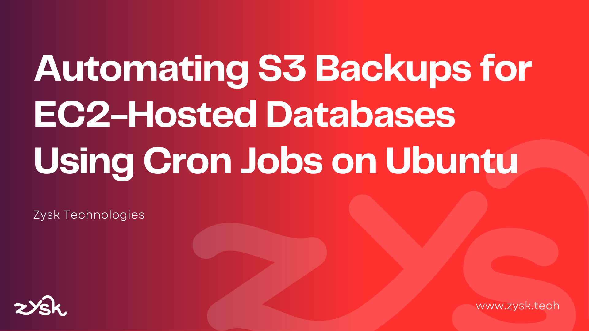 Automating S3 Backups for EC2-Hosted Databases Using Cron Jobs on Ubuntu